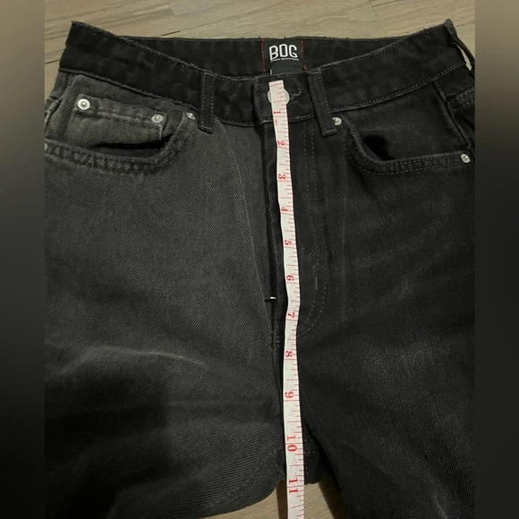 BDG Urban Outfitters Color Block Black Jeans. Raw Hem. Size 26 - Picture 7 of 8